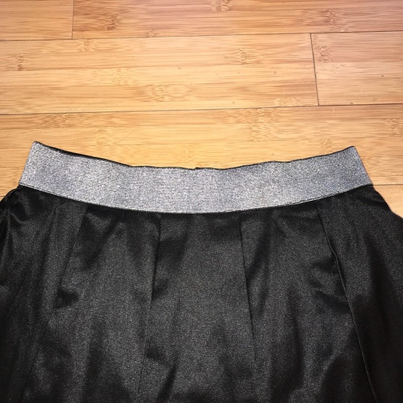 K Plastinina Silver and Black Bubble Skirt - Picture 3 of 6